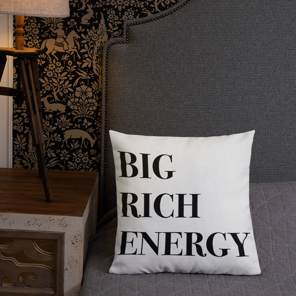 Big Rich Energy Premium Pillow