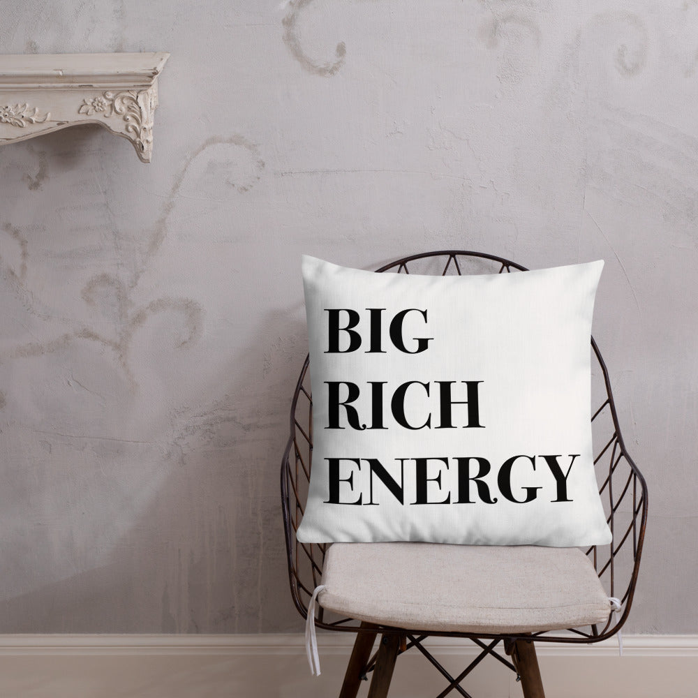 Big Rich Energy Premium Pillow