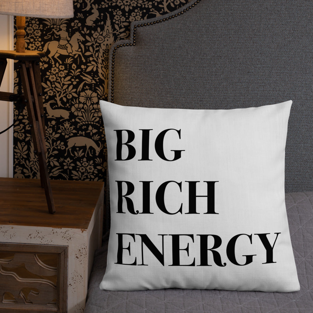 Big Rich Energy Premium Pillow