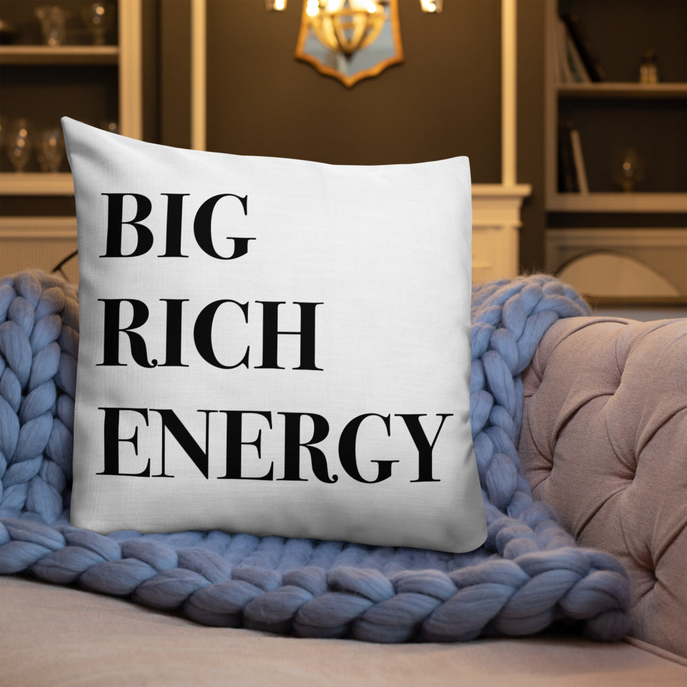 Big Rich Energy Premium Pillow