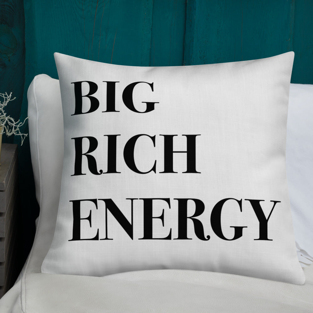 Big Rich Energy Premium Pillow