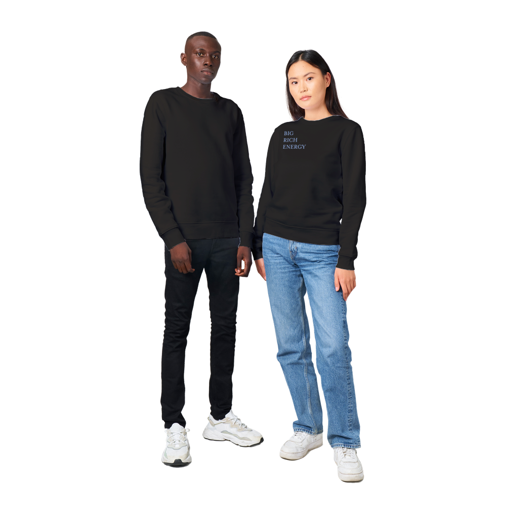 Organic Crewneck Baby Blue BRE Sweatshirt