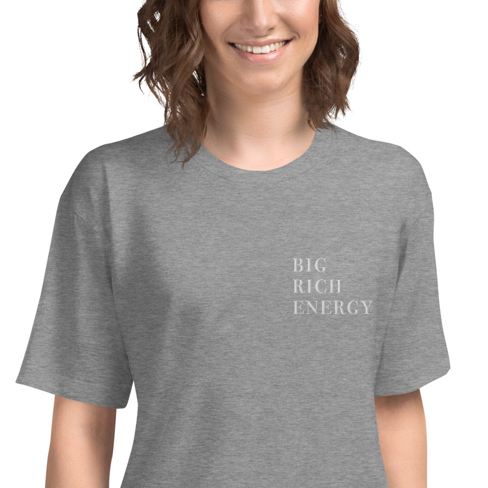 So Much Big Rich Energy Tri-Blend Track Shirt