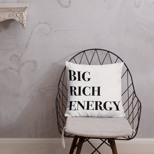 Big Rich Energy Premium Pillow