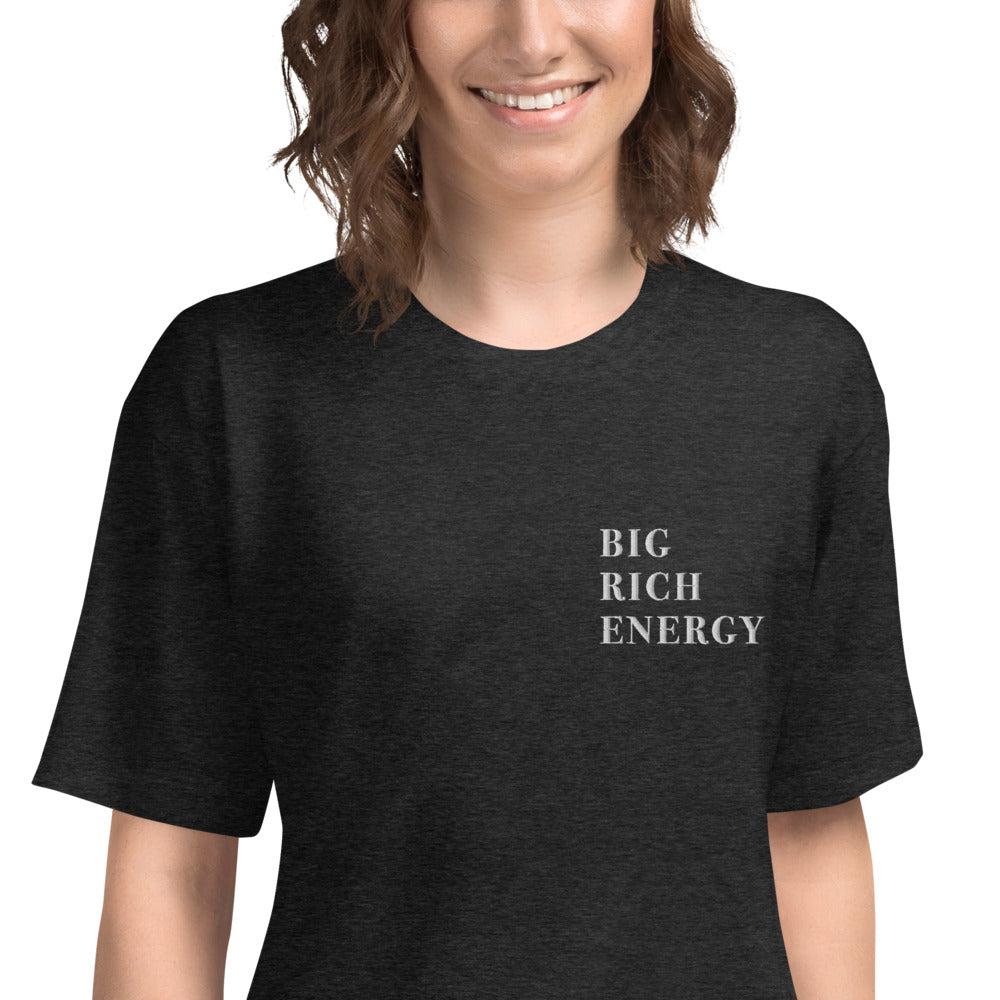 So Much Big Rich Energy Tri-Blend Track Shirt
